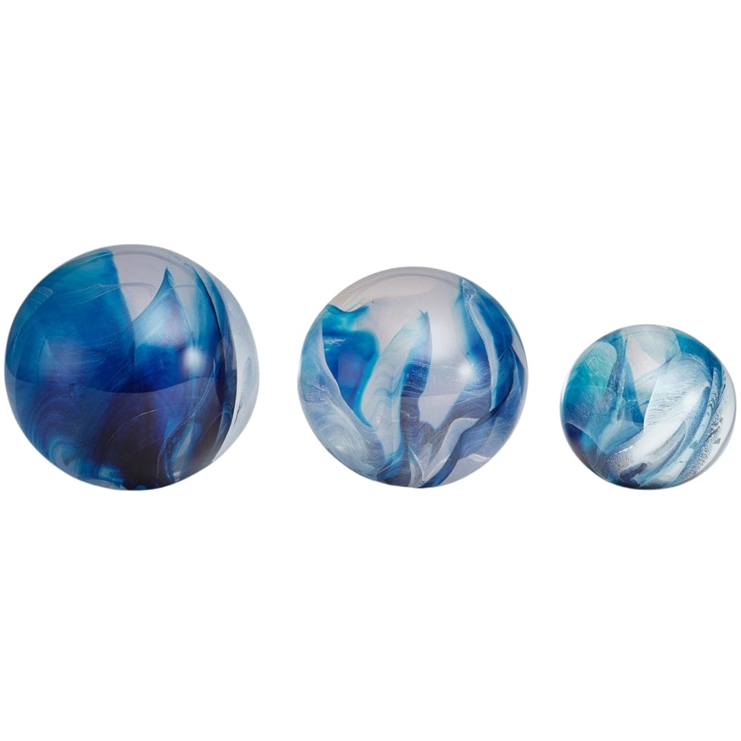 Helios (Set of 3) Sculptural Objects OBJHELIOSBLWHS3