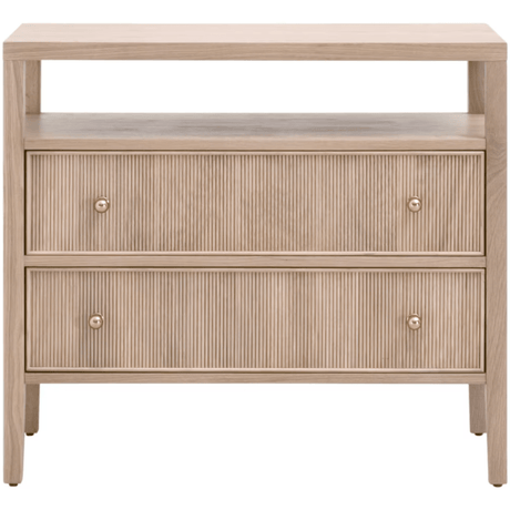 Highland Open Shelf Nightstand Nightstand 5257.NAT-OAK 842279147396