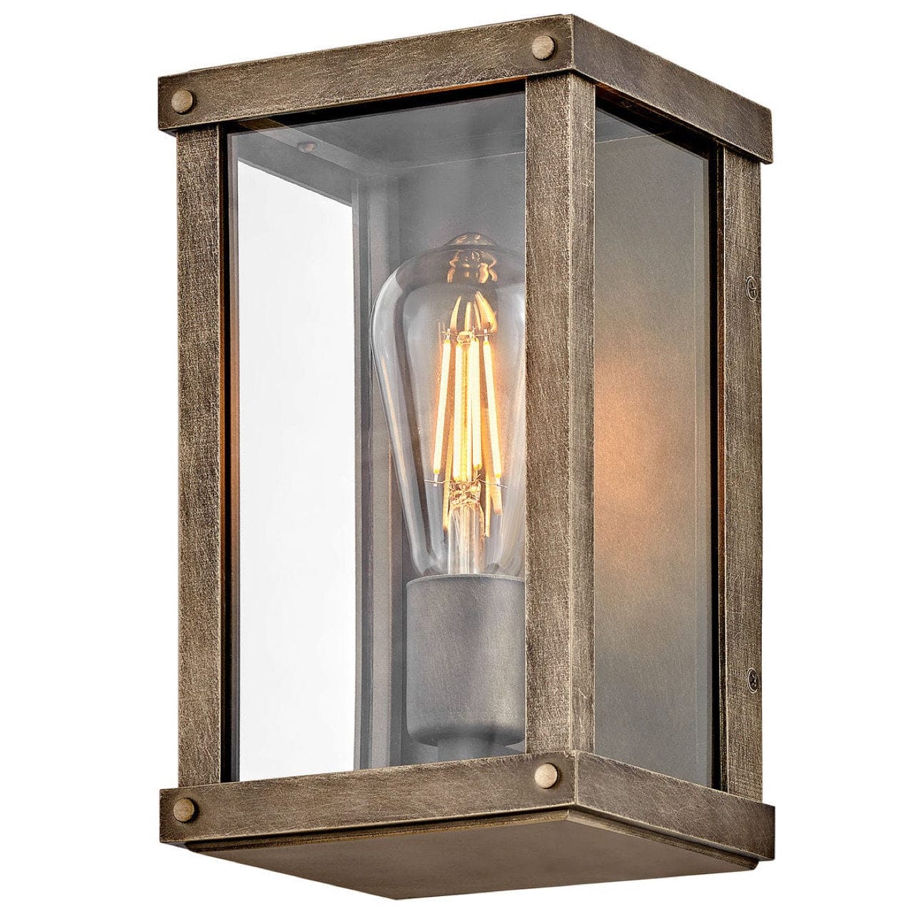 Beckham Indoor Outdoor Wall Mount Lantern Meadow Blu