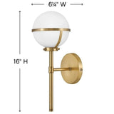 Hinkley Lighting Hollis Wall Sconce hinkley-5660HB-LL