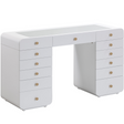 Hollywood White Vanity Desk Vanity Desk