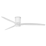 Hover Indoor/Outdoor Flush LED Smart Fan Ceiling Fans 900872FMW-LWD 640665020977