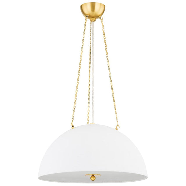 Hudson Valley Chiswick Pendant Lighting hudson-valley-MDS1100-AGB/WP 806134137687