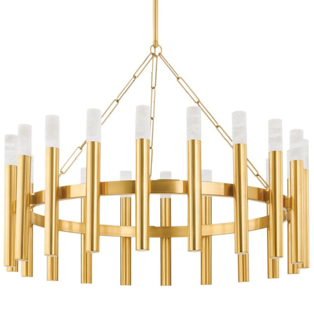 Hudson Valley Pali Chandlier Chandeliers hudson-valley-5742-AGB 806134917319