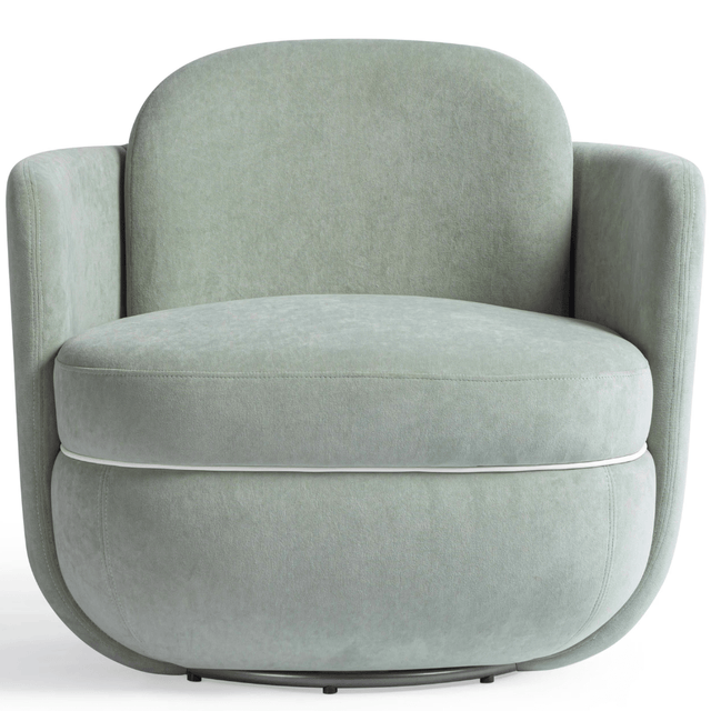Hugh Swivel Chair Accent Chair