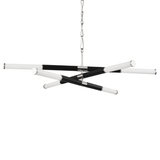 Huntington Chandelier Chandeliers 7066-PN/BK 806134015114