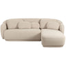 Indie Boucle 2-Piece Cream L-Shaped Sectional Sectionals TOV-L68956-SEC 793580633613