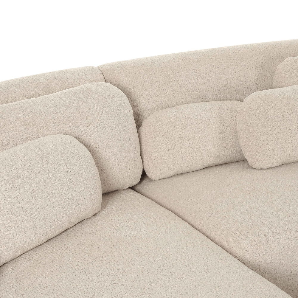 Indie Boucle Sectional Sofa Sofa