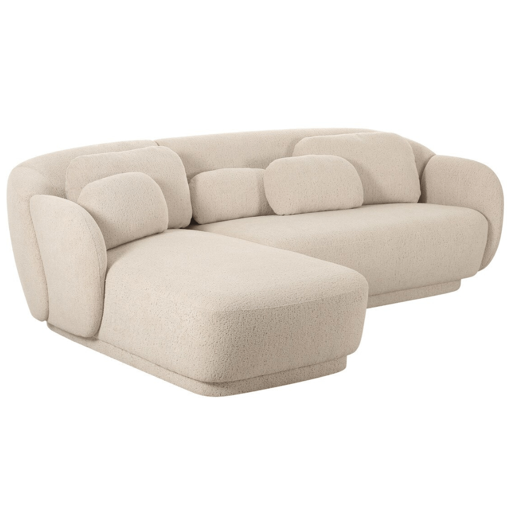 Indie Boucle Sectional Sofa Sofa