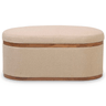 Indigo Oval Storage Ottoman Ottoman TOV-OC18723