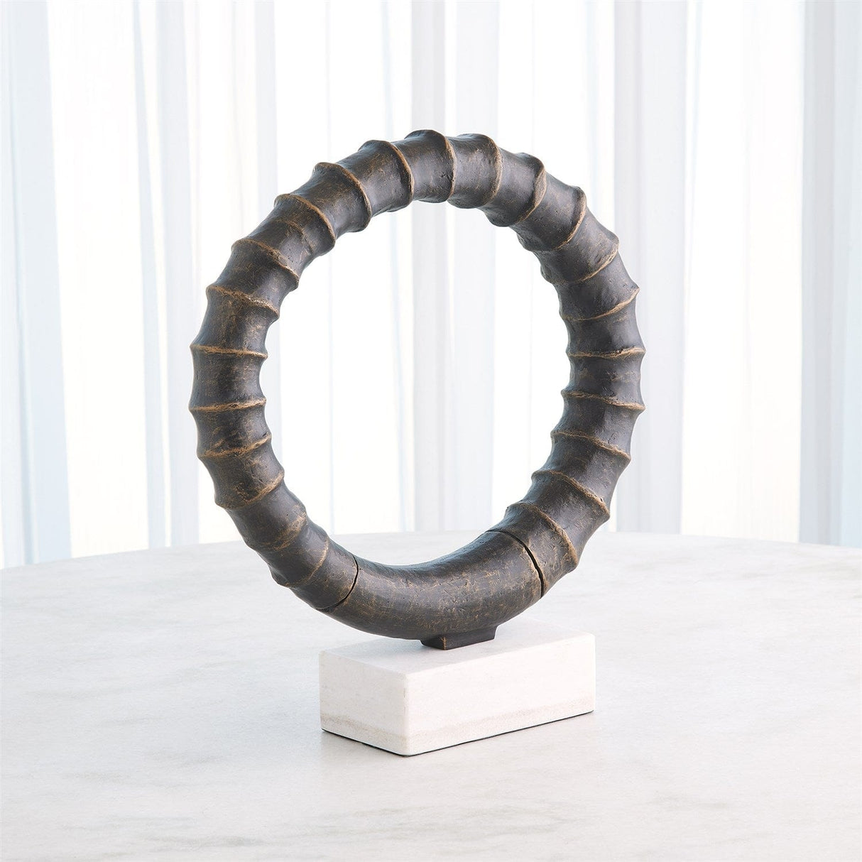 Infinity Horn Sculpture Decorative Object