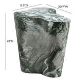 Ingot Indoor/Outdoor Side Table Outdoor Furniture