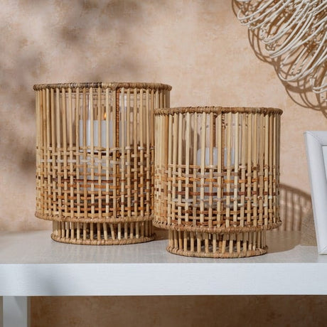 Inola Hurricane Candle Holders