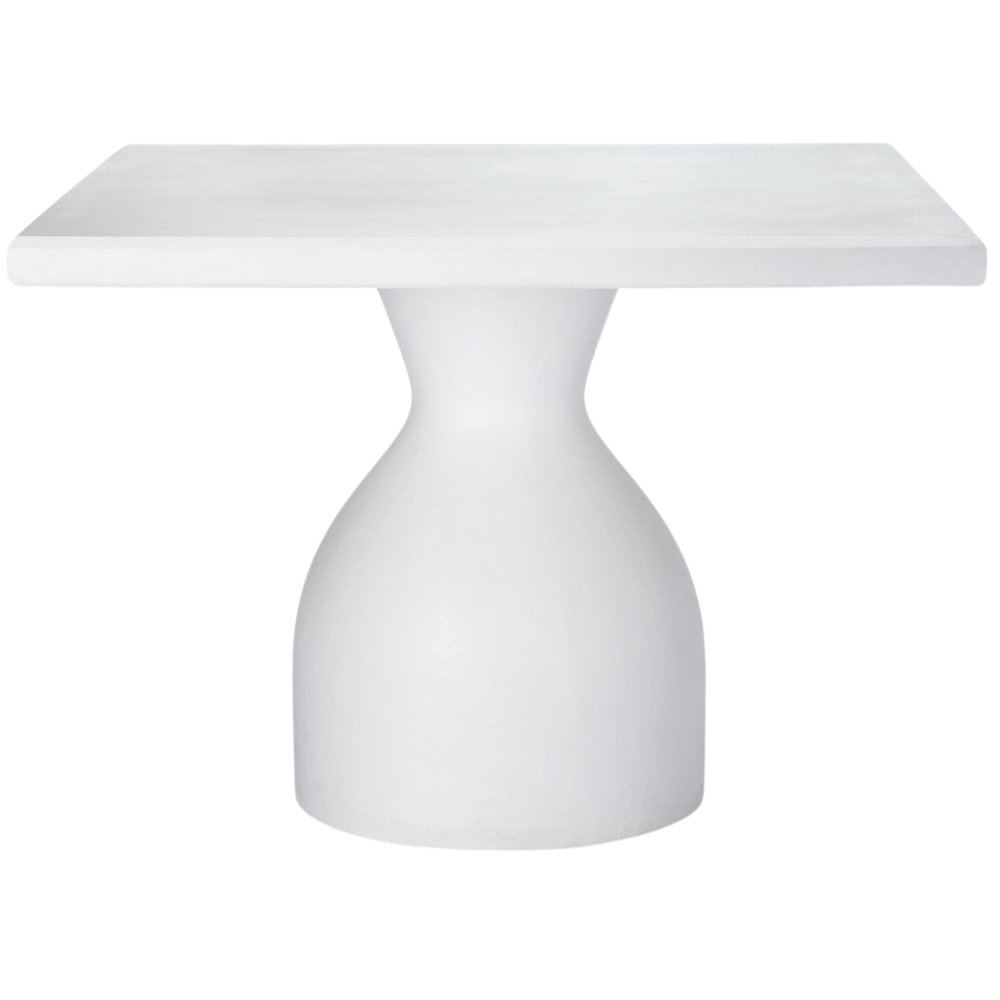 Irving Outdoor 4-Seater Dining Table Outdoor Dining Furniture FURIRVINGDN4040WHP