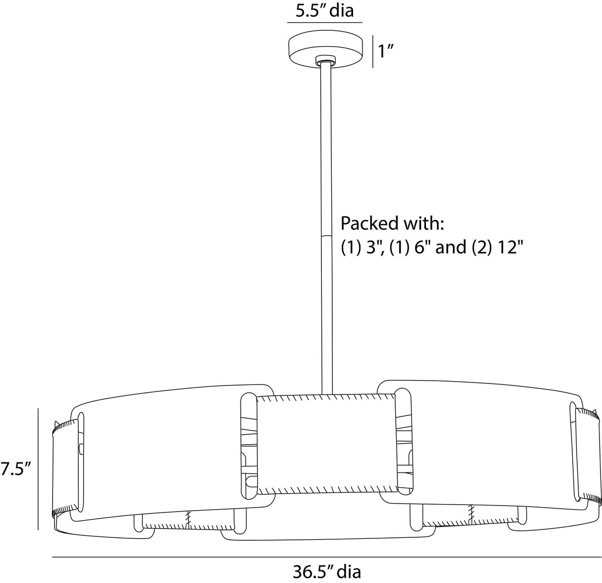 Ivan Chandelier Chandelier DMI23 796505722638
