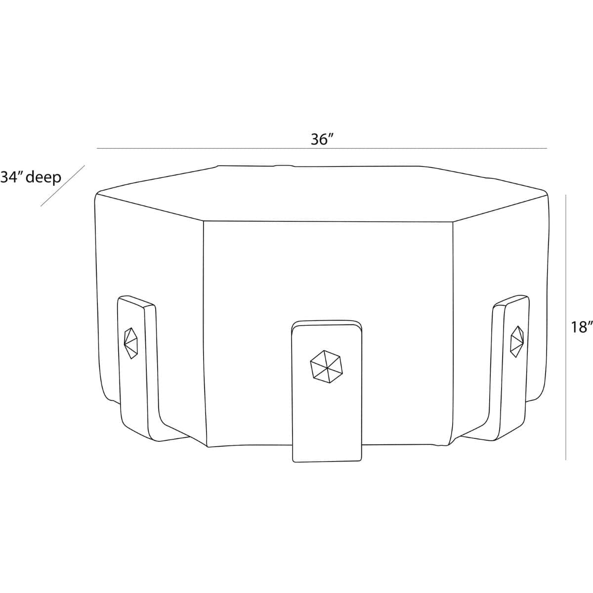 Ivonne Ottoman Ottoman FOI13