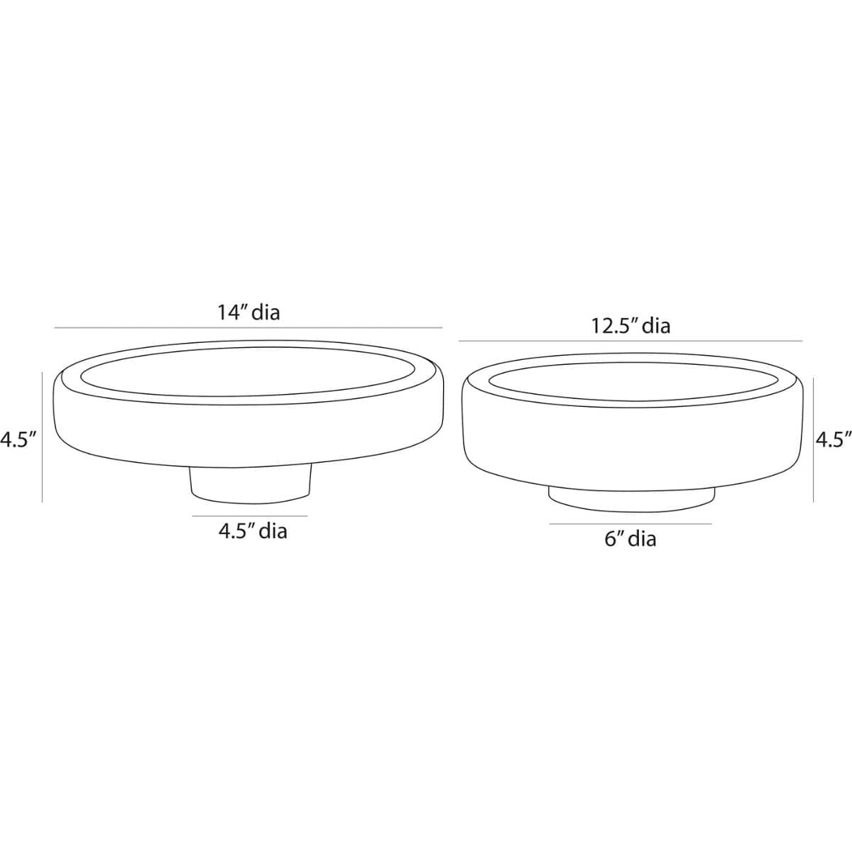 Izzy Centerpieces (Set of 2) Decorative Object ATE04