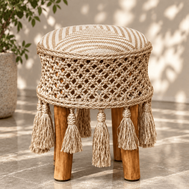Izzy Outdoor Stool Outdoor Ottomans + Stools