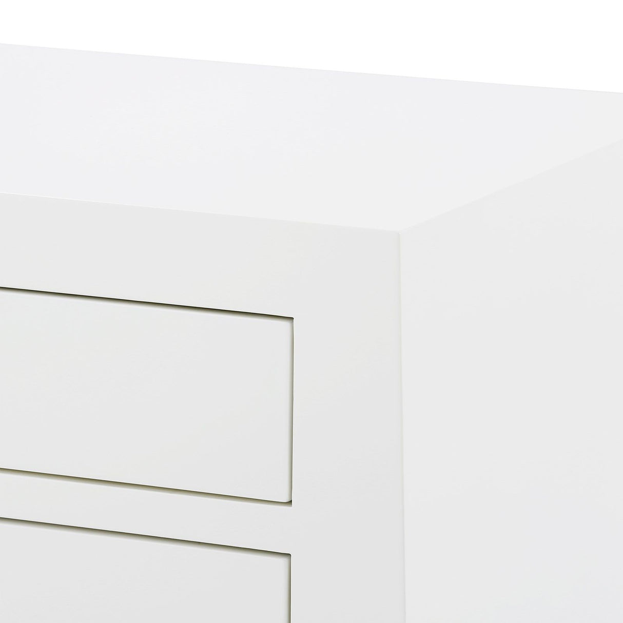 Jacqui 3-Drawer Side Table - White