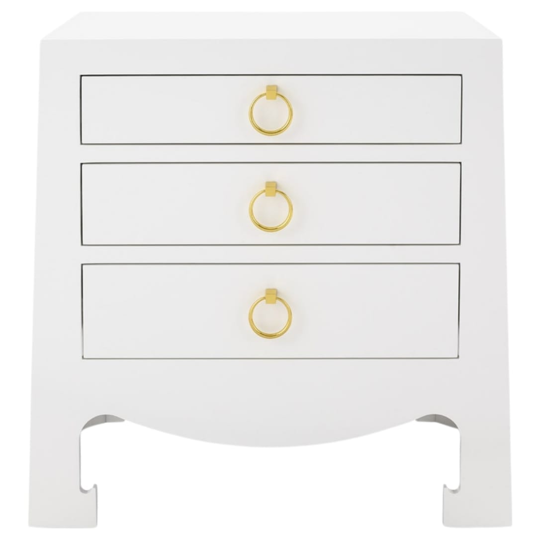 Jacqui 3-Drawer Side Table Side Tables JAC-130-09