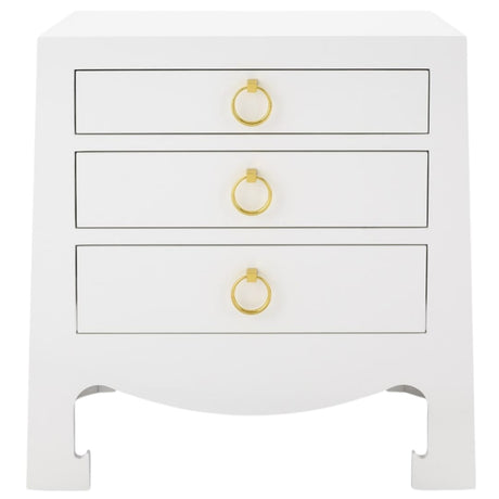 Jacqui 3-Drawer Side Table Side Tables JAC-130-09