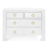 Jacqui 4-Drawer Dresser -White Dresser