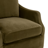 Jade Slipcover Club Chair Accent Chair 6697.OLV/NG 842279146399