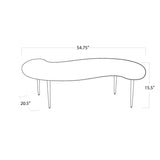 Jagger Marble Cocktail Table Accent Furniture 30-1131WT 844717000195