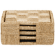 Jasby Coasters (Set of 4) Kitchen Accessory BARJASBY-NAT-COSQ