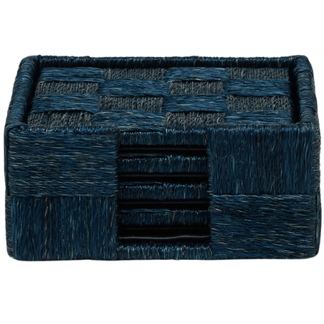 Jasby Coasters (Set of 4) Kitchen Accessory BARJASBY-NVY-COSQ