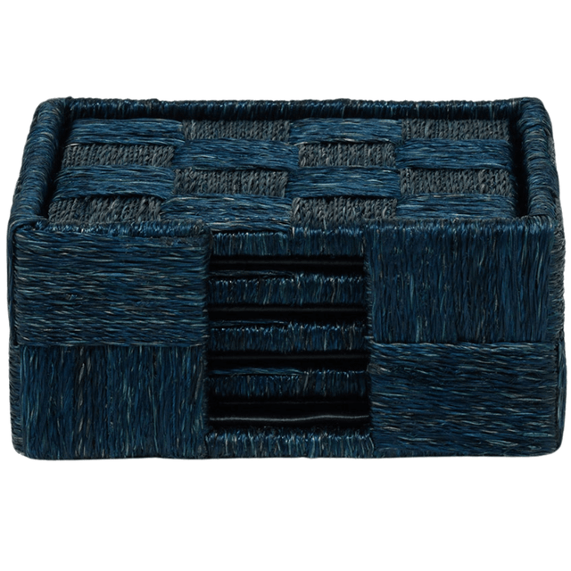 Jasby Coasters (Set of 4) Kitchen Accessory BARJASBY-NVY-COSQ