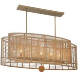 Jayna 5-Light Linear Oval Chandelier Chandelier JAY-A5007-BS 633779098673