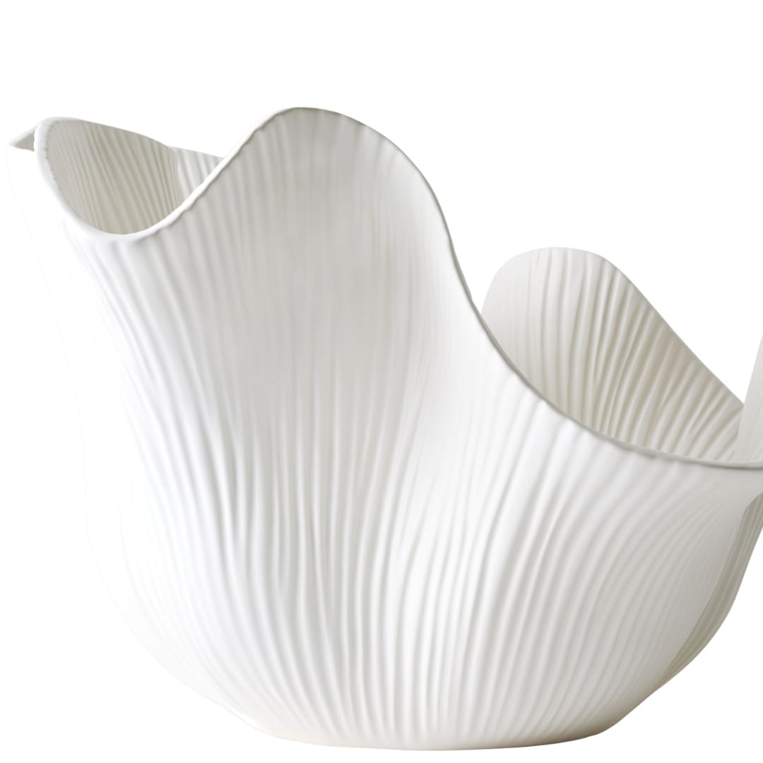 Jennifer Farrell Scallop Bowl Centerpiece + Accent Bowls