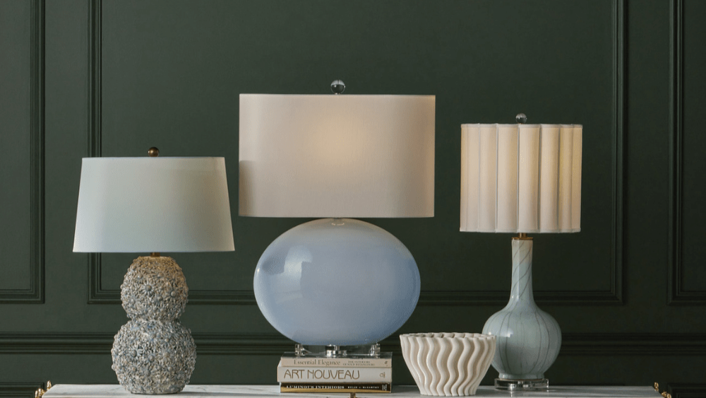 Jessamine Blue Table Lamp Table Lamps 6000-0993