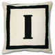 JA Letter Pillow Throw Pillows