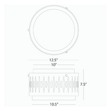 Jonathan Adler Small Treble Flush Mount Lighting