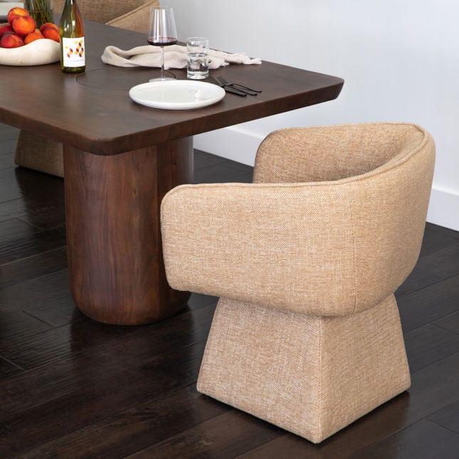 Jonie Dining Swivel Chair Dining Chair DOV34059-CAML