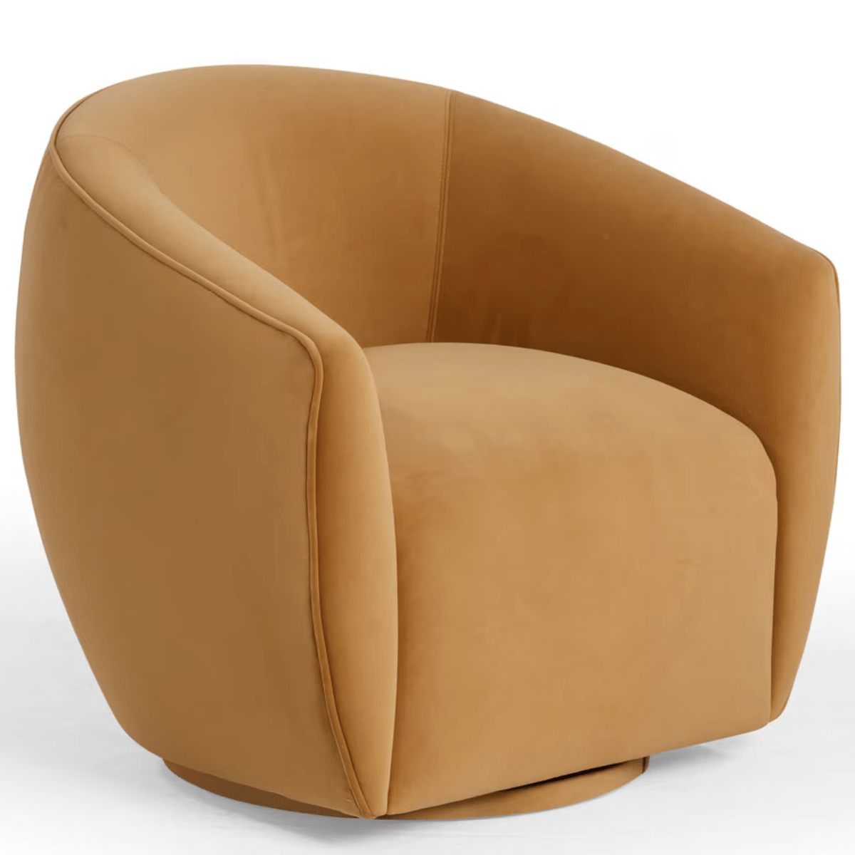 Joshua Velvet Swivel Chair Accent Chair