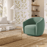 Joshua Velvet Swivel Chair Accent Chair