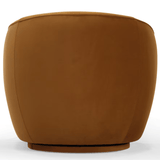 Joshua Velvet Swivel Chair Accent Chair