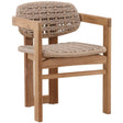 Jovita Outdoor Dining Chair Outdoor Dining Chairs + Benches DOV10006-BEIG