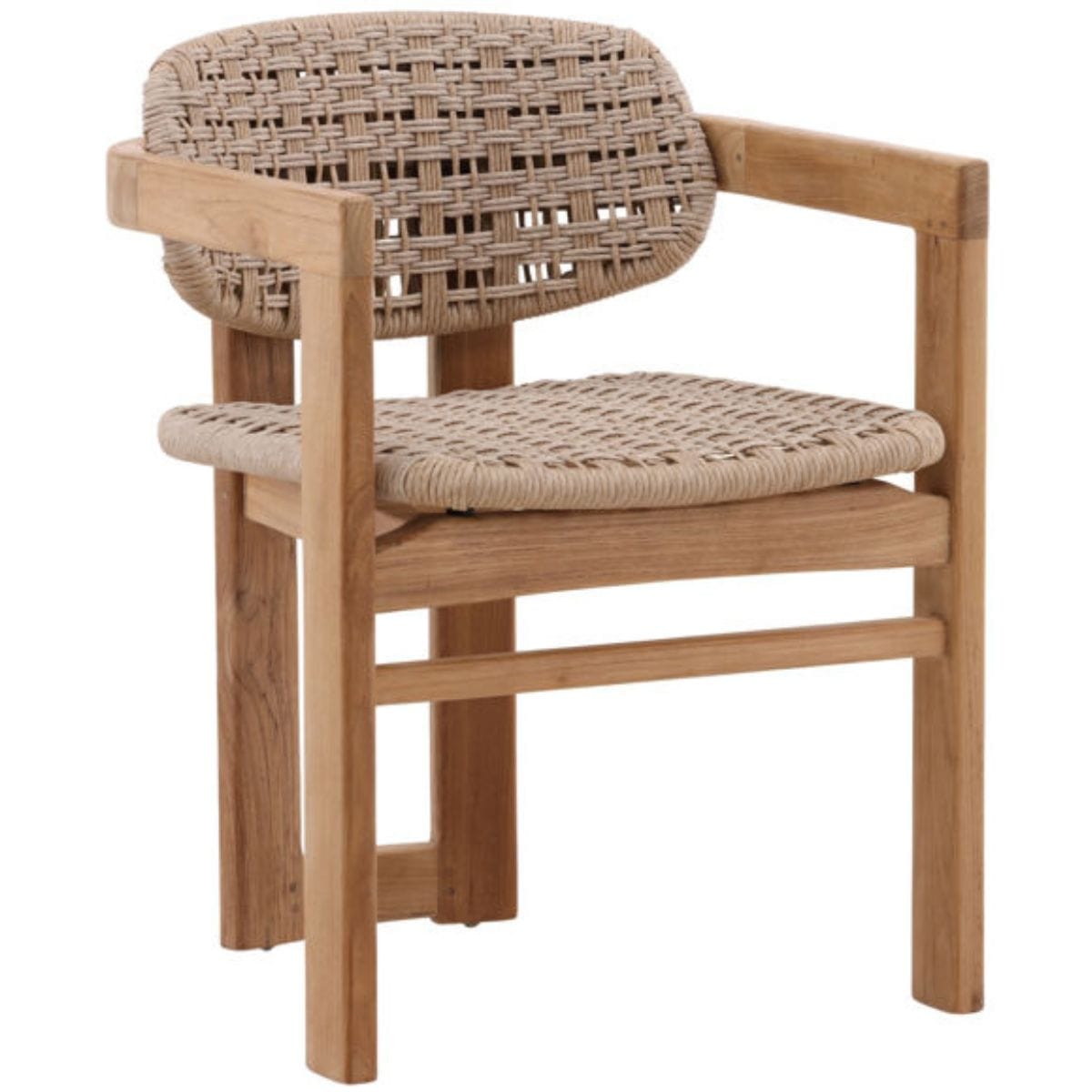 Jovita Outdoor Dining Chair Outdoor Dining Chairs + Benches DOV10006-BEIG