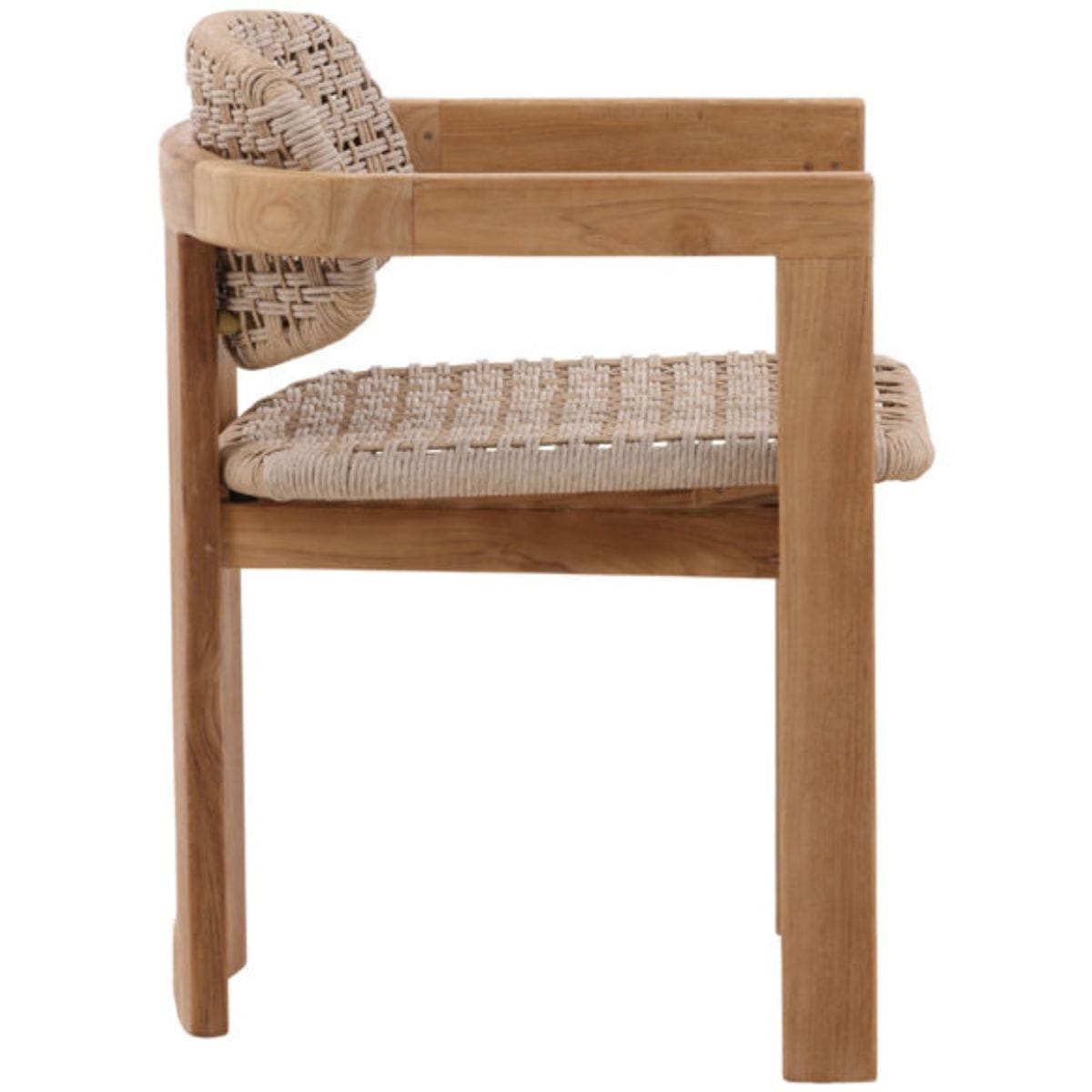 Jovita Outdoor Dining Chair Outdoor Dining Chairs + Benches DOV10006-BEIG