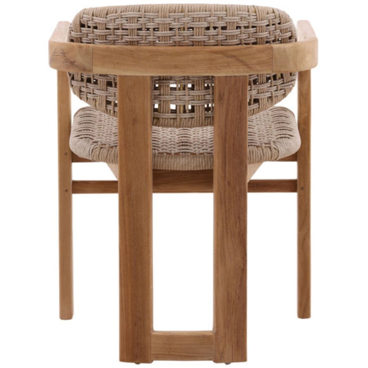 Jovita Outdoor Dining Chair Outdoor Dining Chairs + Benches DOV10006-BEIG