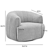 Julina Swivel Accent Chair Occasional + Accent Chairs