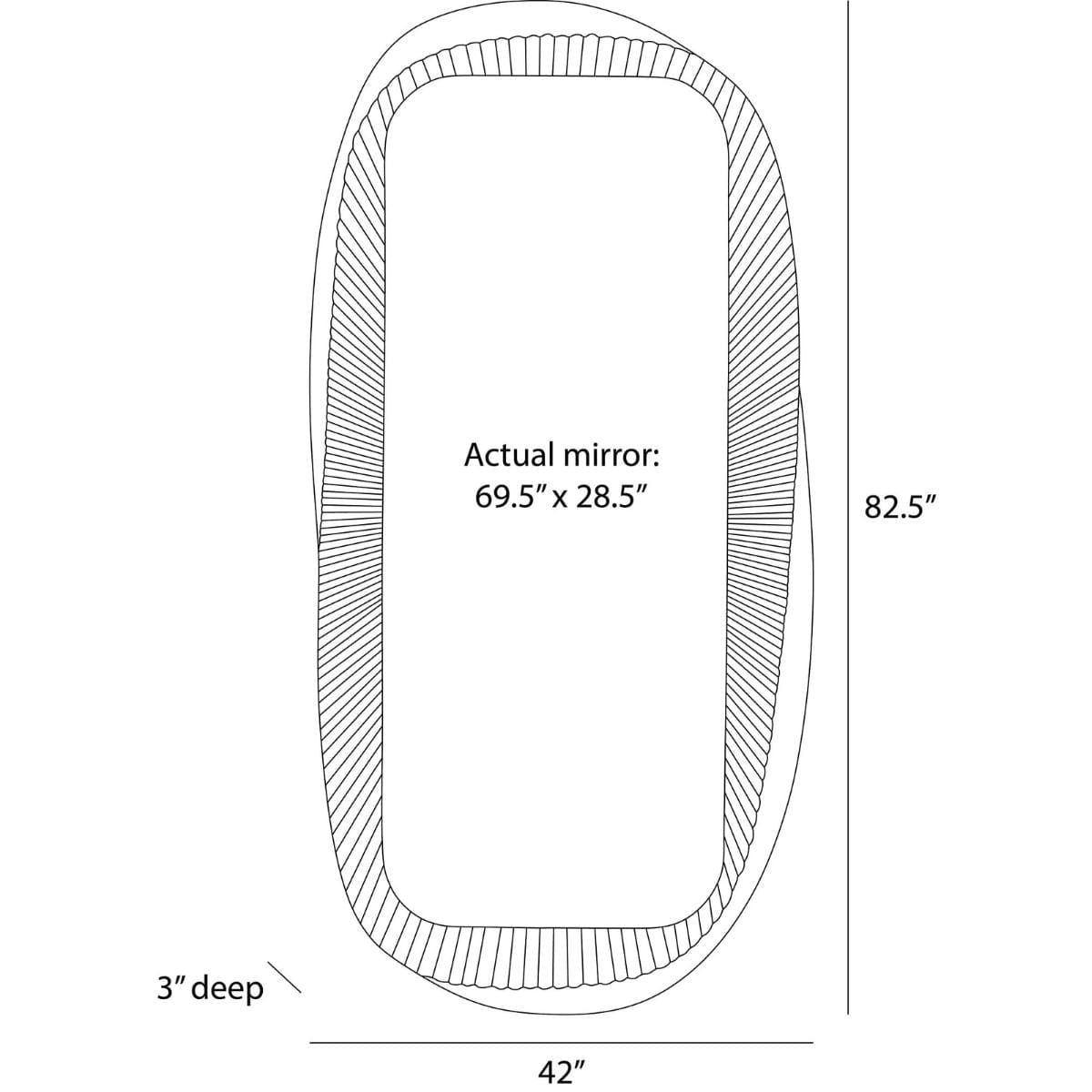 Juni Floor Mirror Rectangular Floor Mirror WMI73