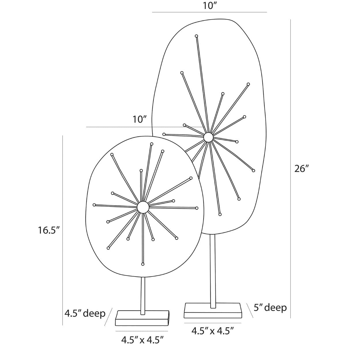 Jura Sculptures (Set of 2) Sculptures & Statues ASI11