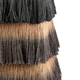 Jute Fringe Ottoman Ottomans + Stools