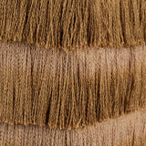 Jute Fringe Ottoman Ottomans + Stools