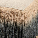 Jute Fringe Ottoman Ottomans + Stools